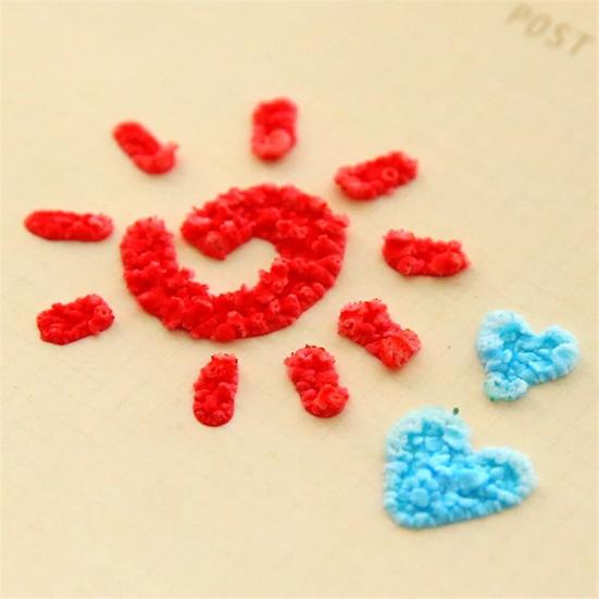 6 stk Farge DIY Bubble Popcorn Tegning Pen Art Creat Markers Skrivesaker