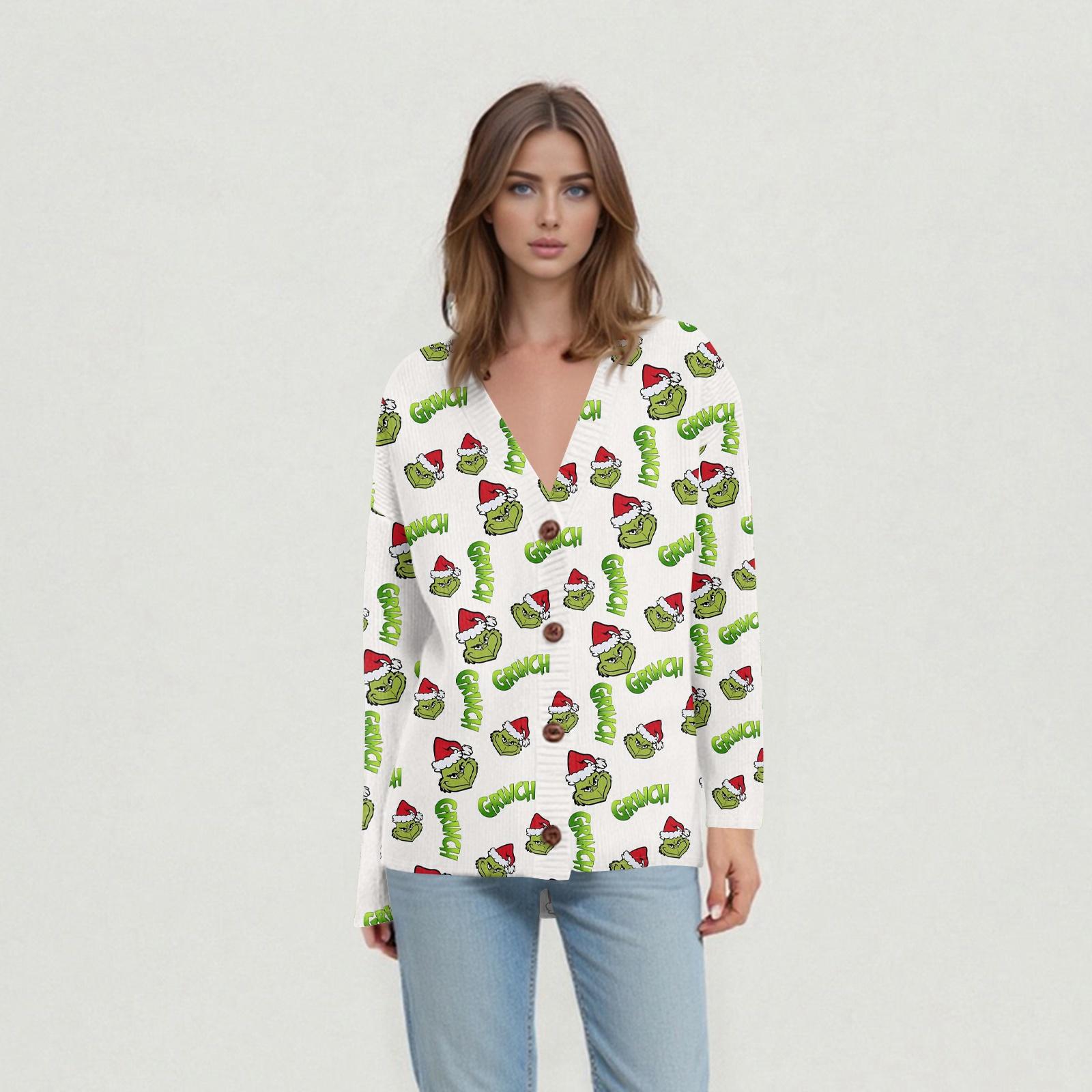 

Женские повседневные топы на каждый день Вязаный кардиган-жакет S белый