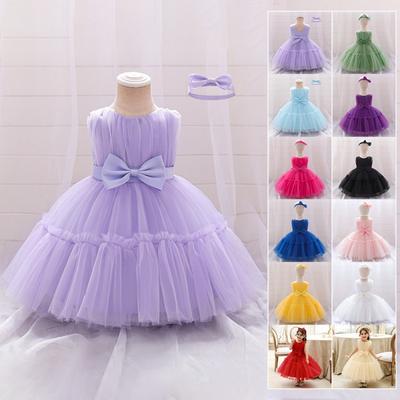 Girls Princess Tulle Dress Weddings Birthdays Toddler Party Gown