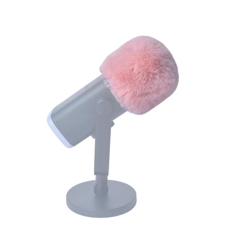 Windproof Microphone Fur Wind Cover Noise Reduction Durable Windscreen for Voiceover Artist Outdoor Recording