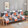 Stretch Futon Slipcover Armless Sofa Cover Furniture Protector Without Armrests Slipcover Soft with Elastic Bottom for Kids