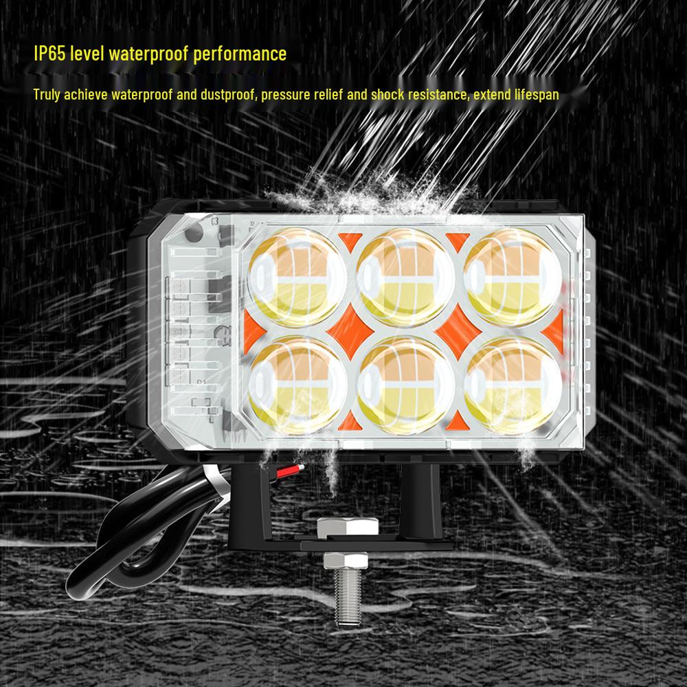 Motorcycle & Off-road LED Headlight: Cross-border Hot Selling, Modified Electric Vehicle LED Work & Warning Light