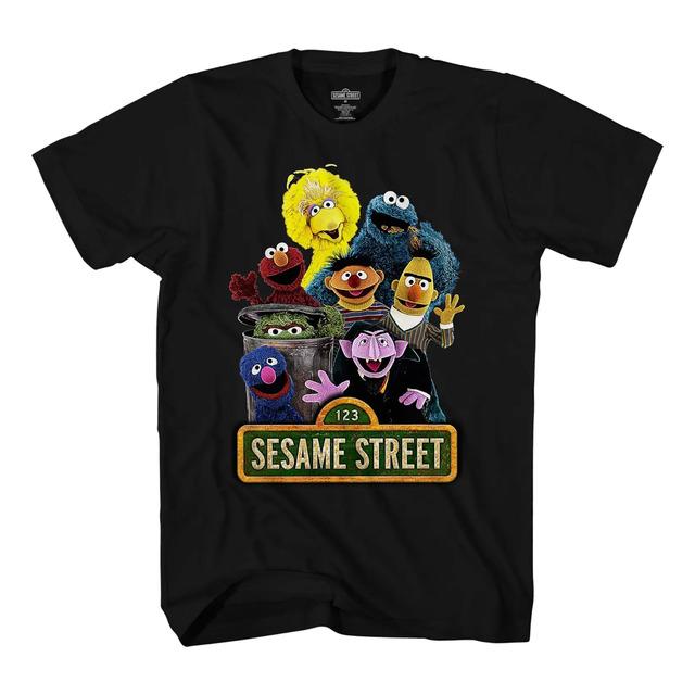 Camiseta Grafica De Personagens Da Vila Sesamo S