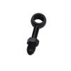 Black Stainless 3/8"12mm AN3 180 Degree Banjo Brake Line Adaptor Fittings For Harley FXD,FAT BOB
