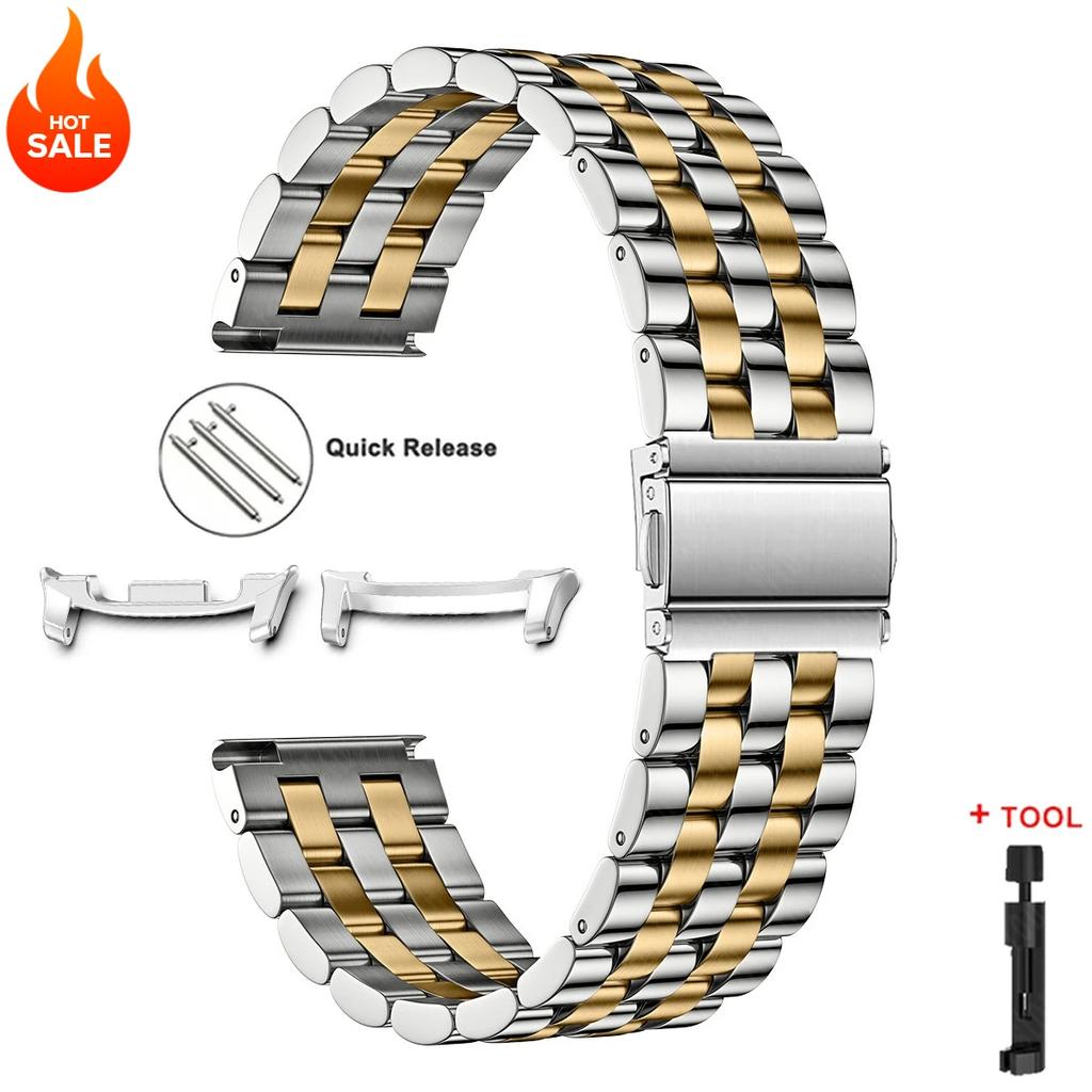 Stainless Steel Strap for Samsung Galaxy Watch 8 40mm 44mm 8 Classic 46mm Galaxy Ultra 47mm 2025 Band Metal Bracelet Wristband