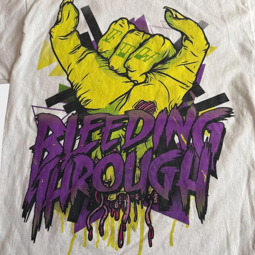 

Bleeding Through Band Shredding The Gnar White TShirt ZL676 Unisex T-Shirt XL