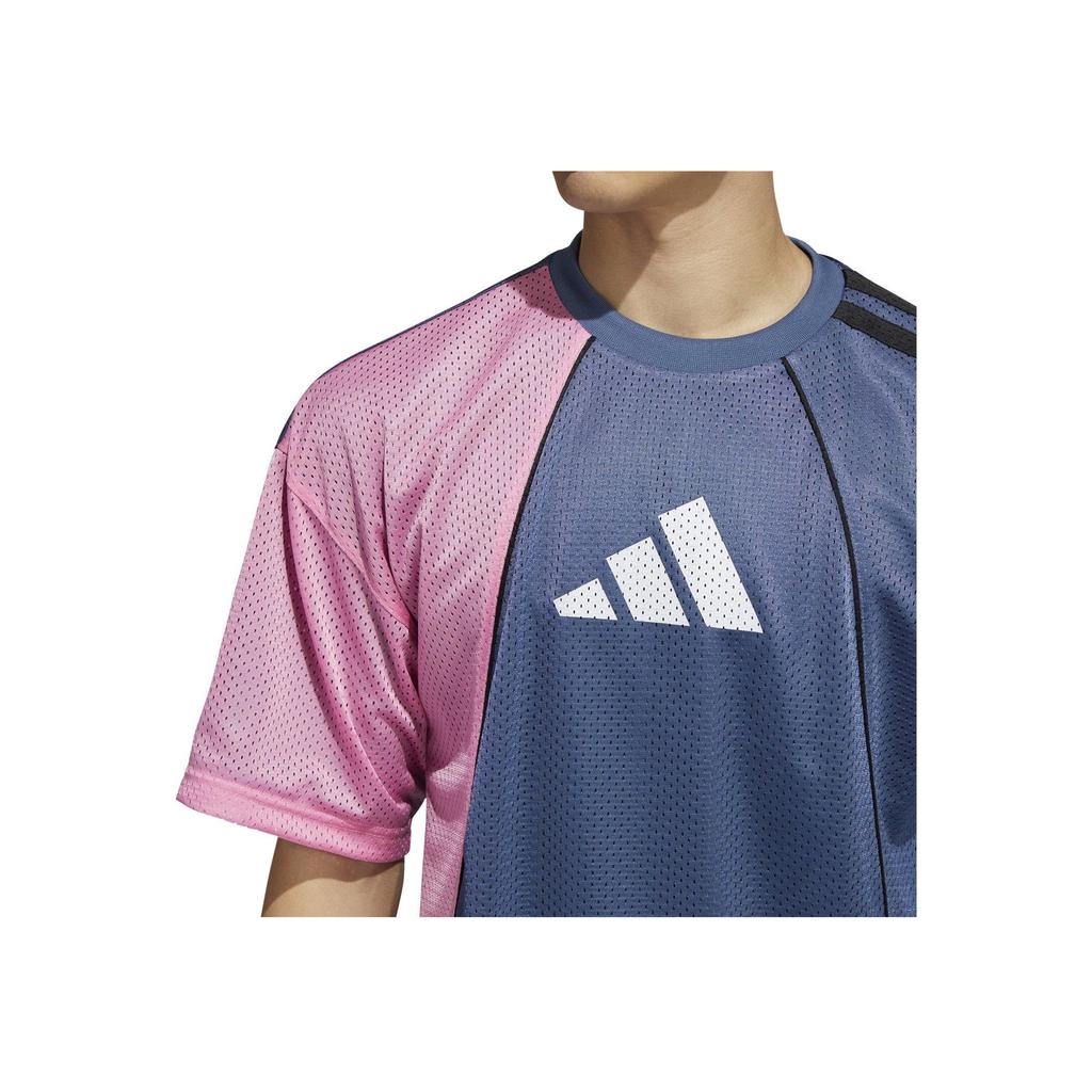 adidas Color Block Drop Shoulder Round Neck Short Sleeve T-Shirt Men Tops Multicolor HG2632