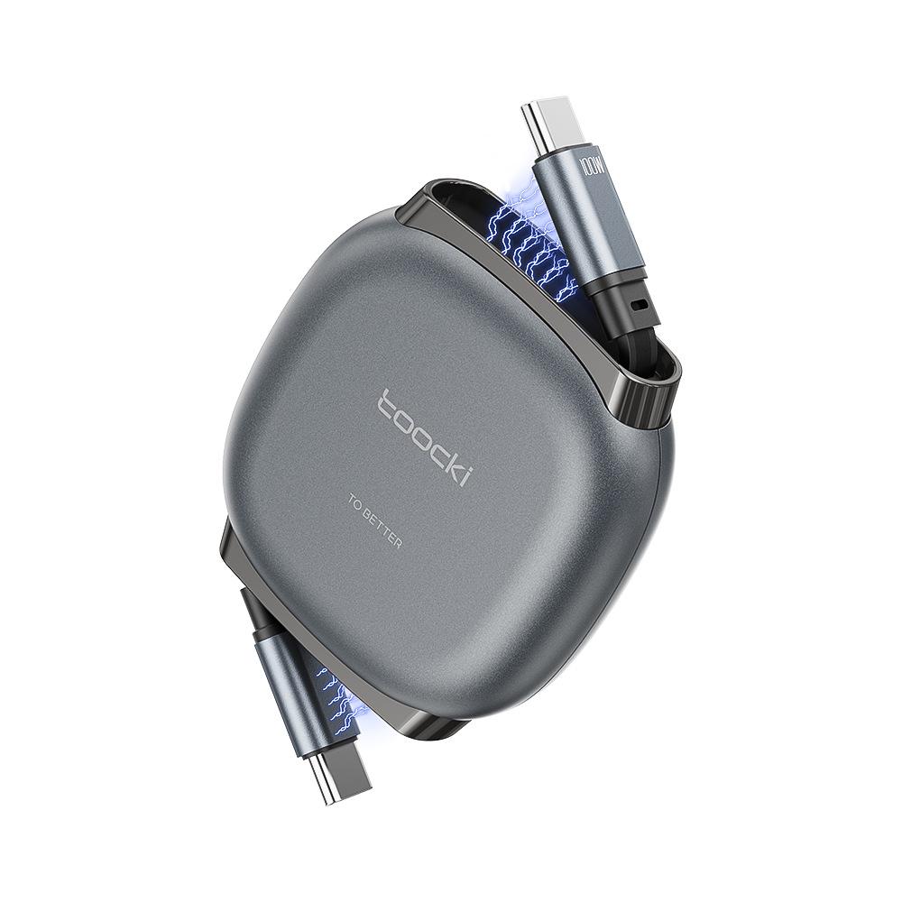 Toocki 100W Retractable Fast Charging Cable for Apple MacBook and iPad