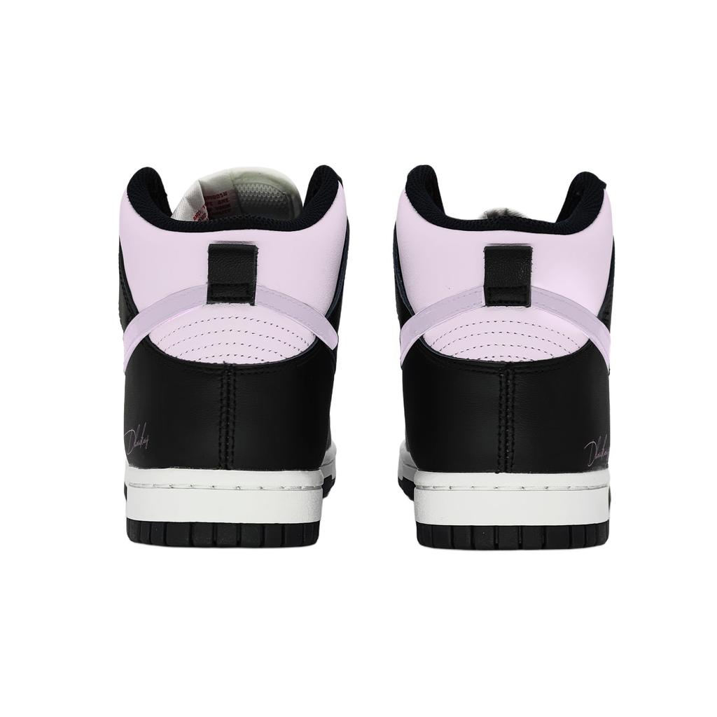 Nike Dunk Thermal Cushioning Abrasion Resistant High top Skateboard Shoes Women's Black White Purple DD1869-103(Team661-)