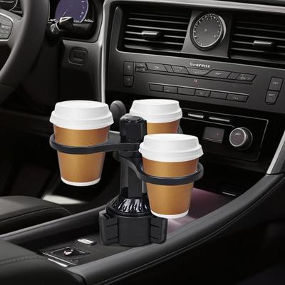 Car Cup Holder Expander Multi-function Drink Holder Beverage Adjustable Anti Base Coffee Holder Tipping Storage 360-degree Z9n2