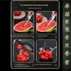 1 Set Lebensmittelqualität Wassermelonenschneider Multifunktionales Sommer-Fruchtschneidewerkzeug Perfekt für Küche BBQ Party Picknicks
