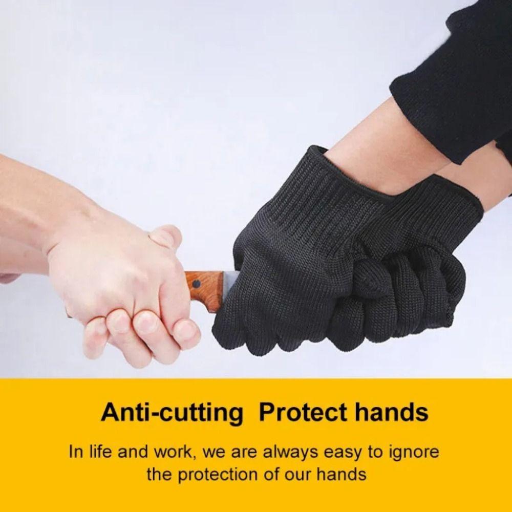 1 Pair 5 Cut Proof Anti-Cut Gloves Safety Protection Work Gloves  Industry