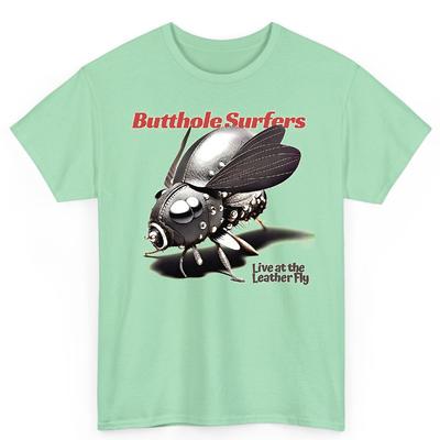 The Butthole Surfers Band Live At The Leather Fly T Shirt Full Size S-5XL Unisex T-Shirt