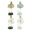 Candlestick Base Tealight Candelabras Mantel Taper Candles Holders for Prayer Home Room
