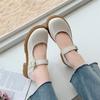 Lolita Shoes Women Japanese Style Mary Jane Shoes Women Vintage Shallow Flats Chunky Platform Shoes Cosplay Female Sandals Women