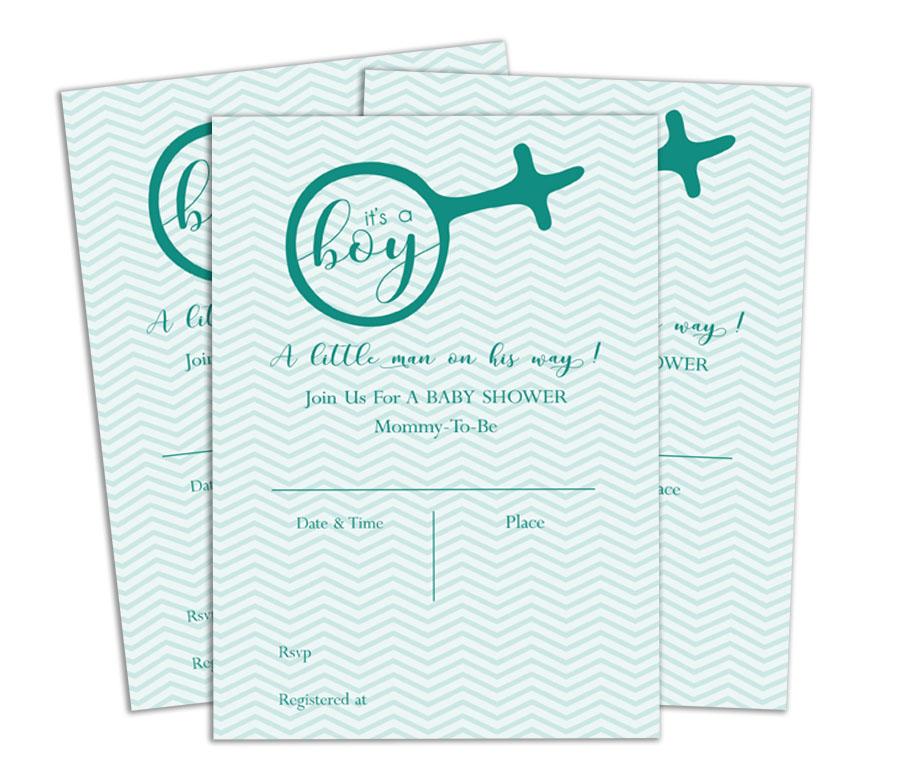 Darling Souvenir Baby Shower Invitation Card 28 Pcs Fill or Write In Blank Invites Printable Party Supplies