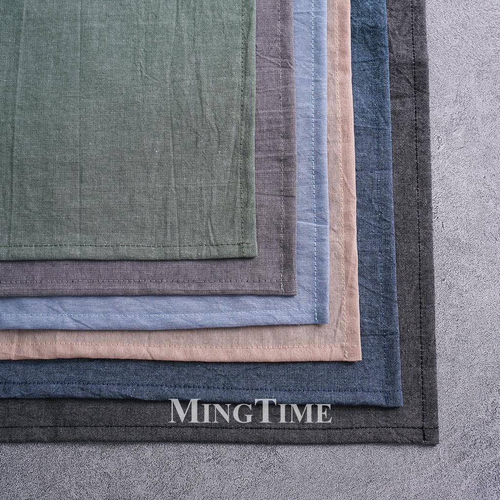 45×45cm Pure Cotton Square Napkin Heather Mixed Yarn 18×18in Soft Table Napkin for Wedding Party Hotel Home Kitchen Decor