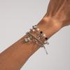 Sweet And Cute Bear Bow Pendant Bracelet, Creative Five-Pointed Star Love Imitation Pearl Jewelry.