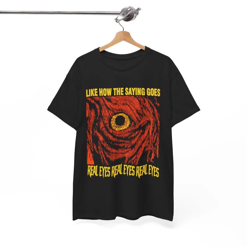 Real Eyes Vintage Horror T-Shirt XXXL