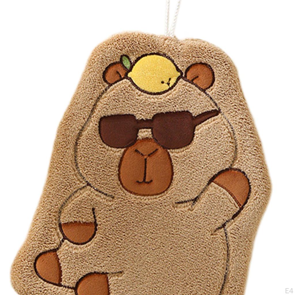 Adorable Capybara Hanging Towel Set for Home Use