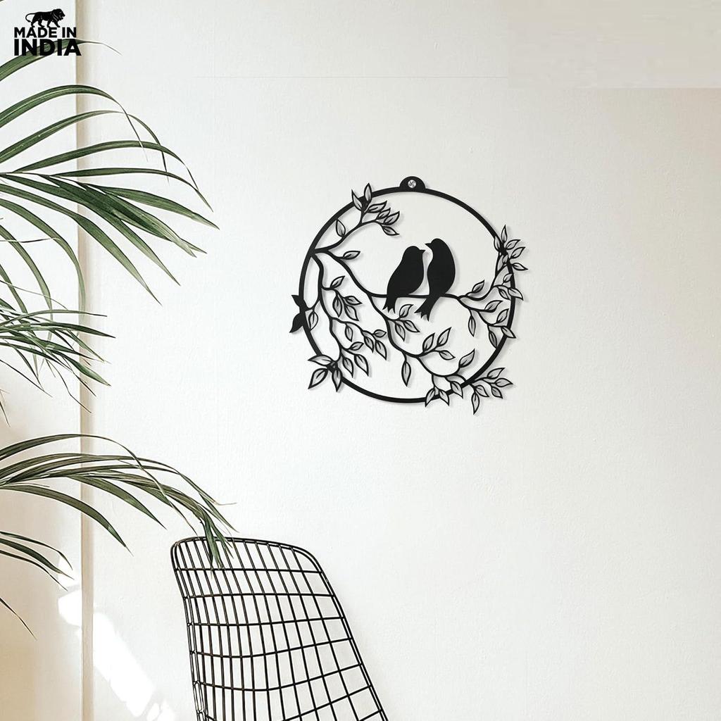 Bird Design Wooden Wall Decor for Living Room | Wall Hanging Art for Bedroom, Hall & Office