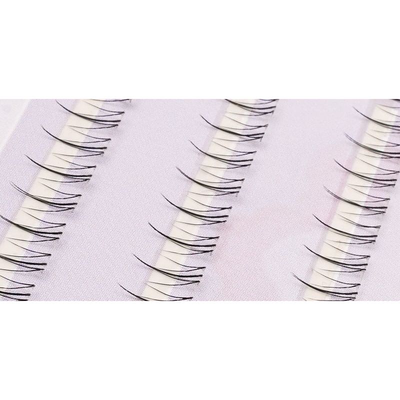 Lactacia - Natural Wispy Glue-Free Cluster Lower False Eyelashes + Tweezers