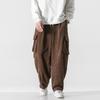 Herbst Casual Herrenhose Koreanische Version Cord Einfarbig Overalls Straße Weite Beinhose Trend Große Größe Alle-match Hose