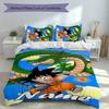 3pcs Custom Name Dragon Ball Set,Includes 1 Duvet Cover and 2 Pillowcases,All-season Bedroom Decor