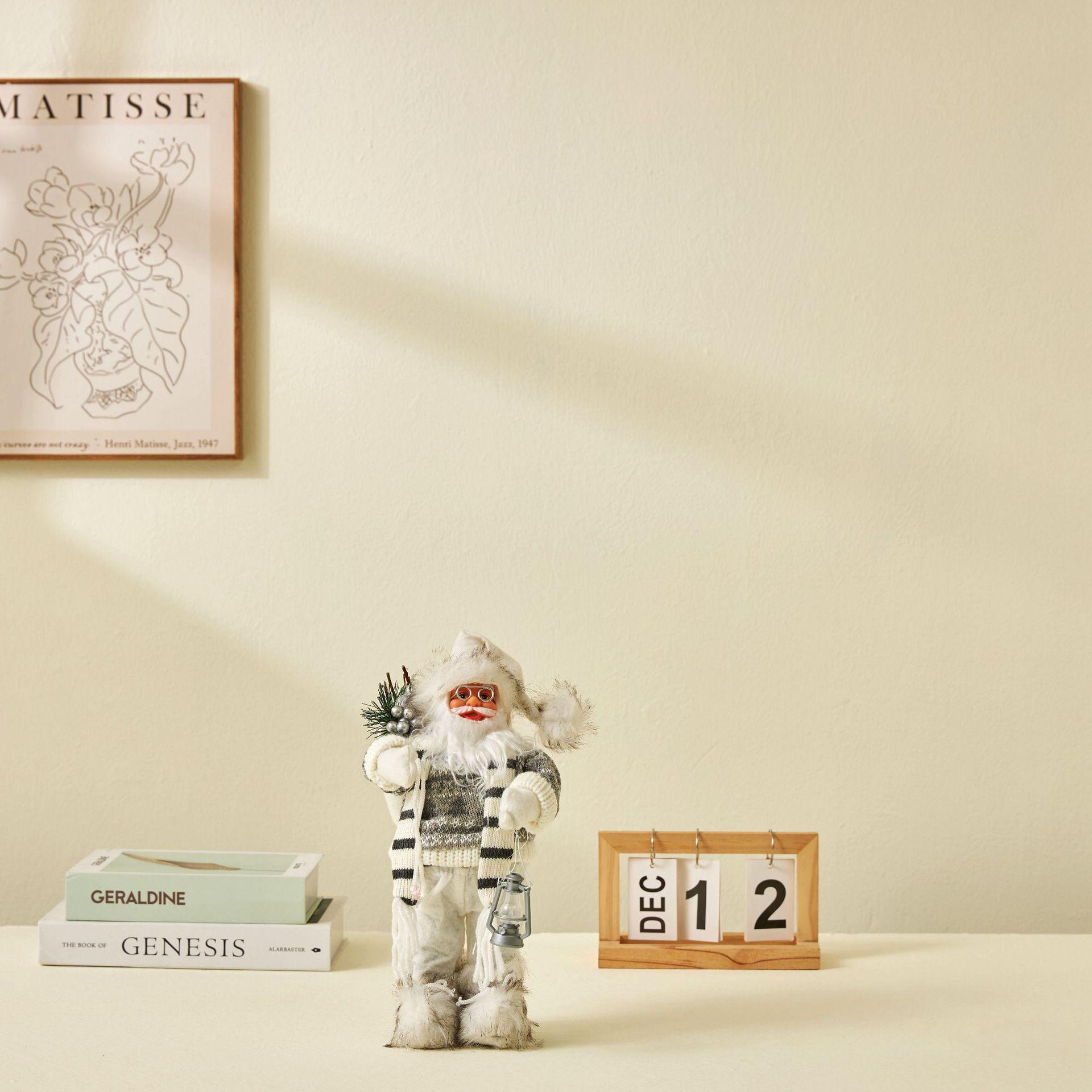 Xintuan Nordic Santa Claus Lantern Figurine - Christmas Gift/Toy