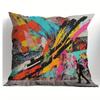 Colorful Graffiti Pattern Decorative Pillow Covers Pattern Cushion Cover Suitable For Sofa Bedroom Car Pillow Cover