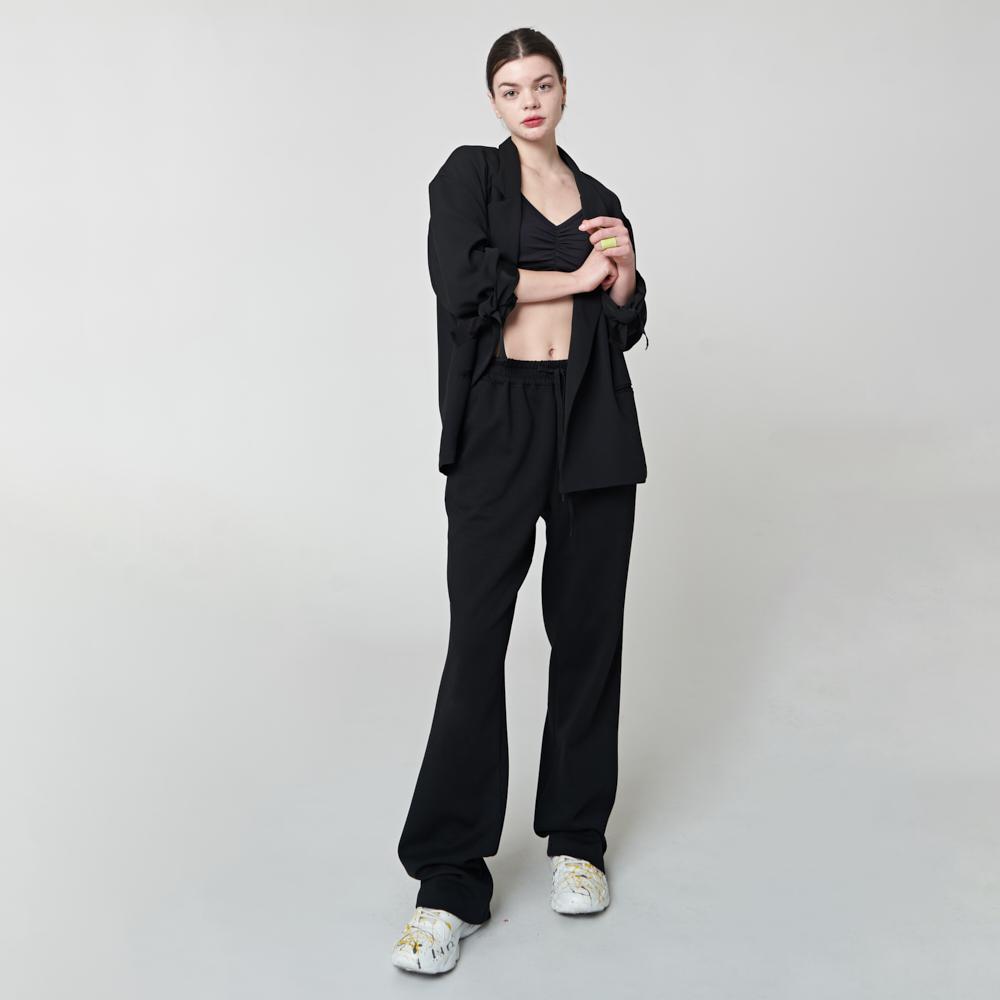 ATHPLATFORM Au41Pt06 Flared Sweatpants_Black
