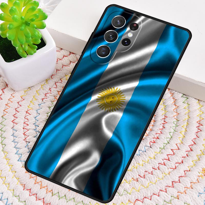 Argentine National Flag Phone Case for Samsung Galaxy note 10 pro S26 Ultra S23 S24 FE S25 S21 S22 PLUS shockproof Cove