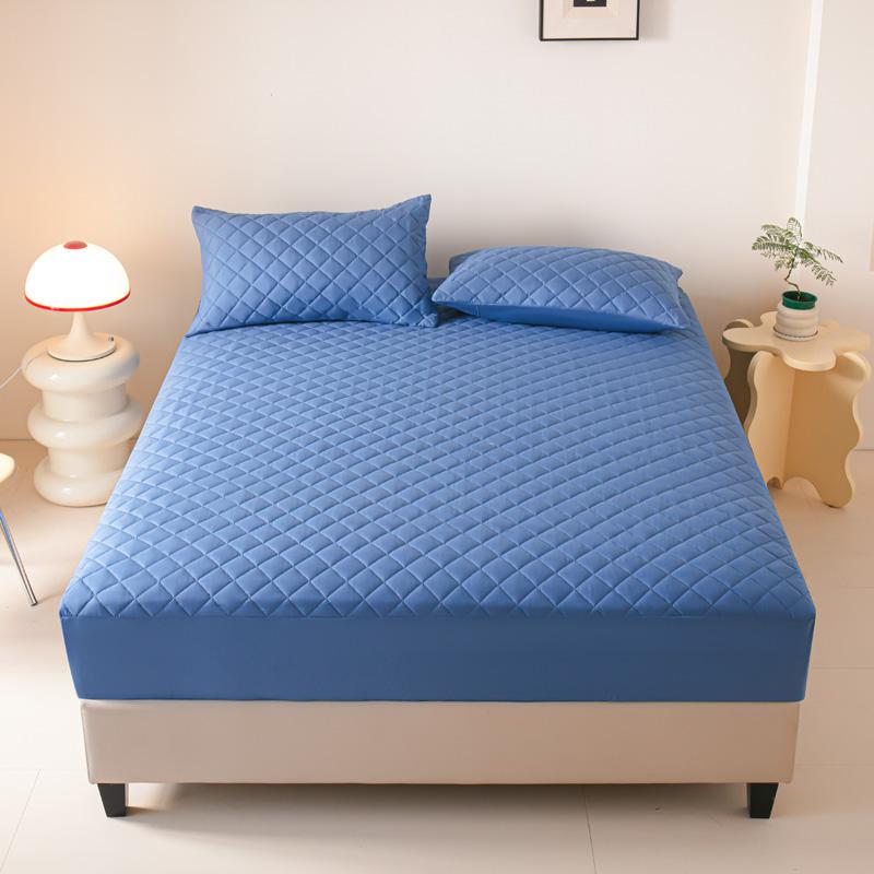 1pc 3D Air Fabric Thick Mattress Cover, 100% Waterproof Mattress Protector, Soft and Breathable Fitted Bed Sheet (No Pillowcase)