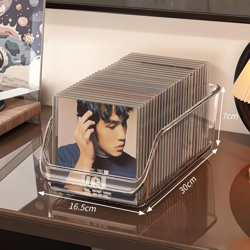 Desktopové Album Úložný Box Display Box Úložný Box Disc Páska Organizér Bla Vinylové Desky Úložiště Ra Plastový Materiál organizadores