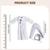 1/12 Action Figure Clothes Coat and Pants Mini Doll Model Costume Length Jacket for 6" Male