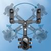 Rear View Glass Phone Holder,Rotatable and Retractable, Universals Mount, Cellphone Car Mount for 4''-7'' Device