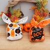 50Pcs Bat Pumpkin Party Supplies Baking Packaging Rabbit Ear Cookie Bag Halloween Candy Bags