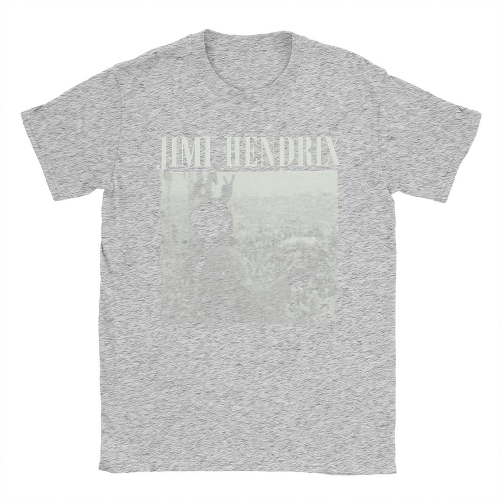 Mens Jimi Hendrix Live At Woodstock T Shirt Cotton Clothes Funny Short Sleeve Round Collar Tees Big Size TShirt