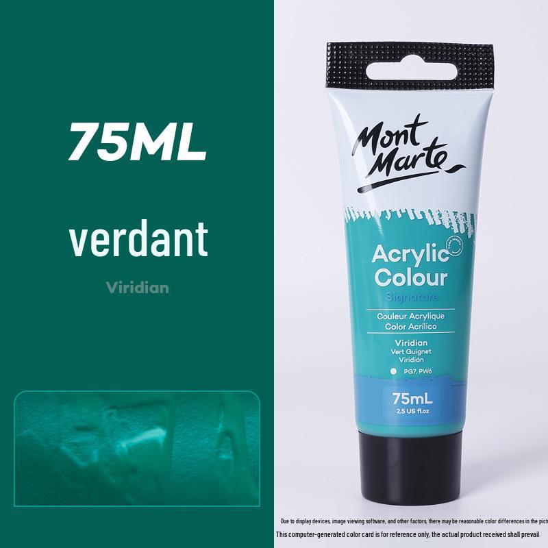 Montmartre 75ml Waterproof Non-Fading Acrylic Paint Set: Perfect for Children’s Textiles and Art Projects, Sunscreen Formula