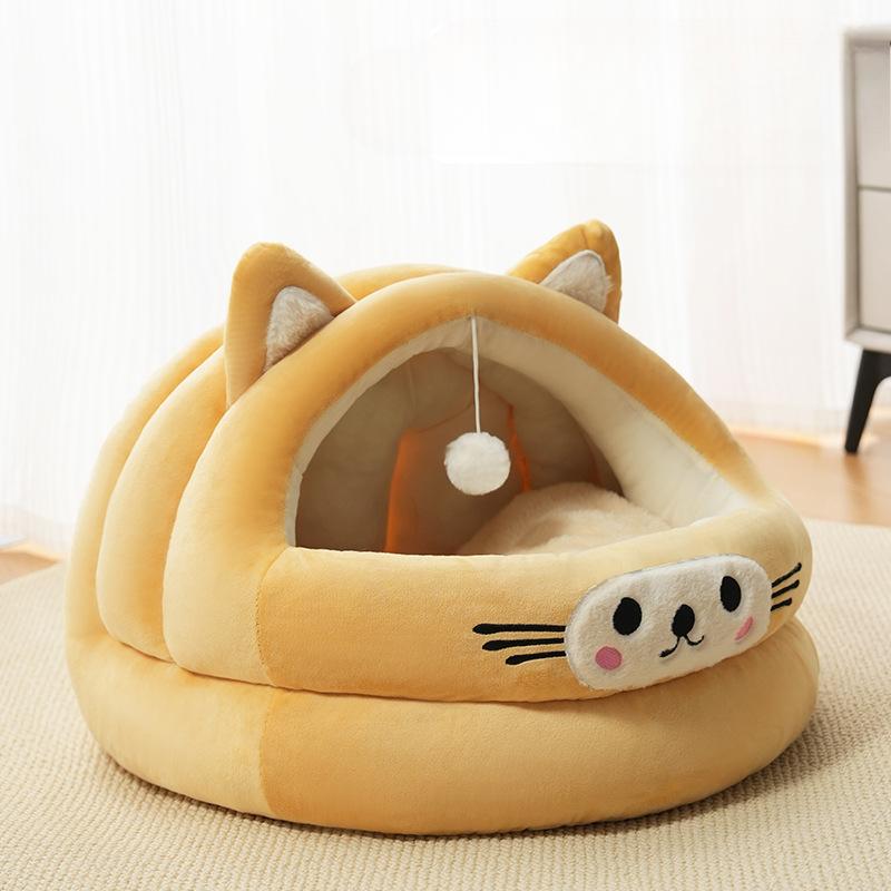 

Будка для собак и кошек, зимняя, теплая, полузакрытая, товары для животных Meow, гнездо, универсальное, для всех сезонов, утолщенное, в стиле принцессы S 38*38*30cm