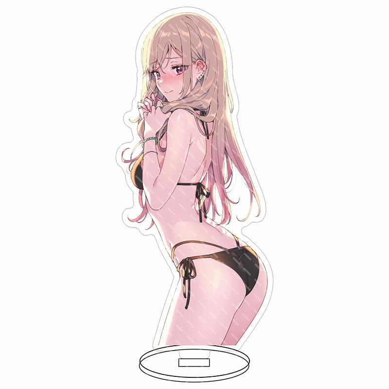 16Cm Anime My Dress Up Darling Series Acrylic Stand Cute Cartoon Character Kitagawa Marin Gojo Wakana Creativity Stand Toy