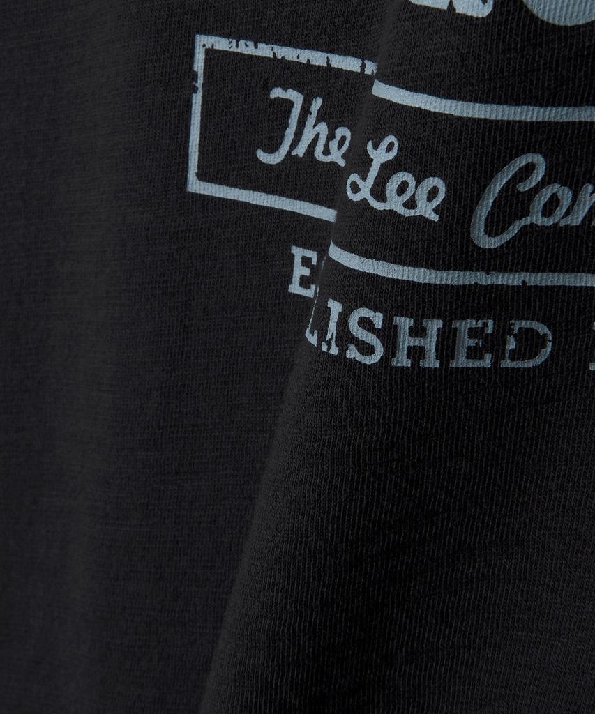 LEE Cowboy Slub Short Sleeve T-Shirt Charcoal