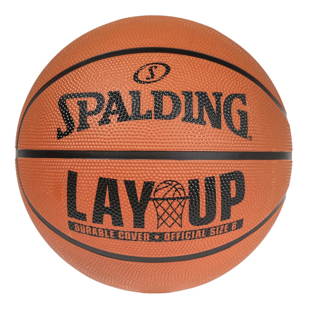 

[Эксклюзив для Amazon.co.jp] Spalding Баскетбольный мяч Lay-Up Резина, Размер 6, 83-728J