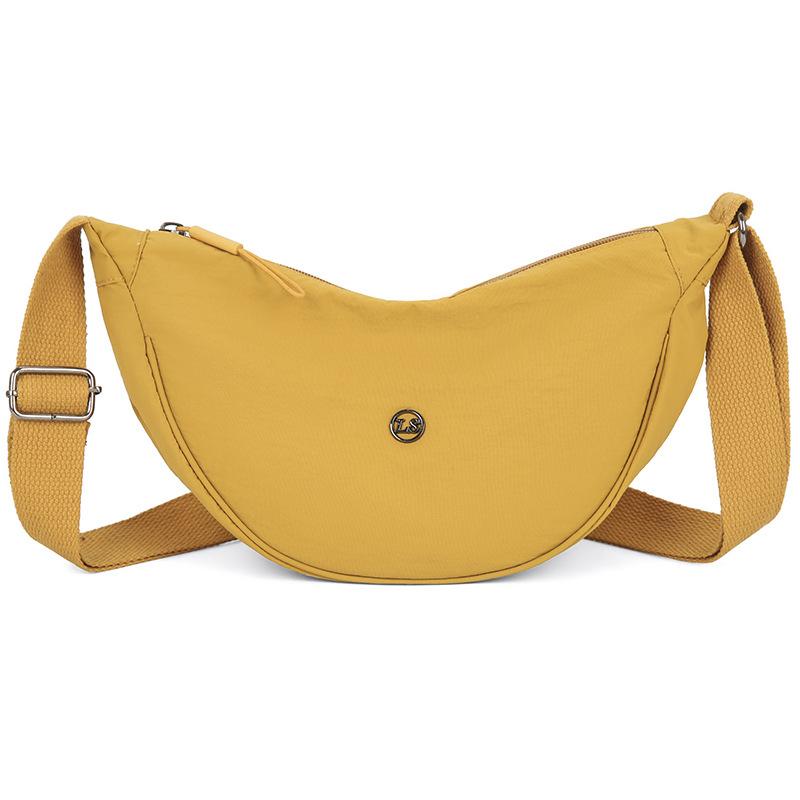 High value nylon messenger bag women's new casual versatile dumpling bag light fashion commuter shoulder cloth bag