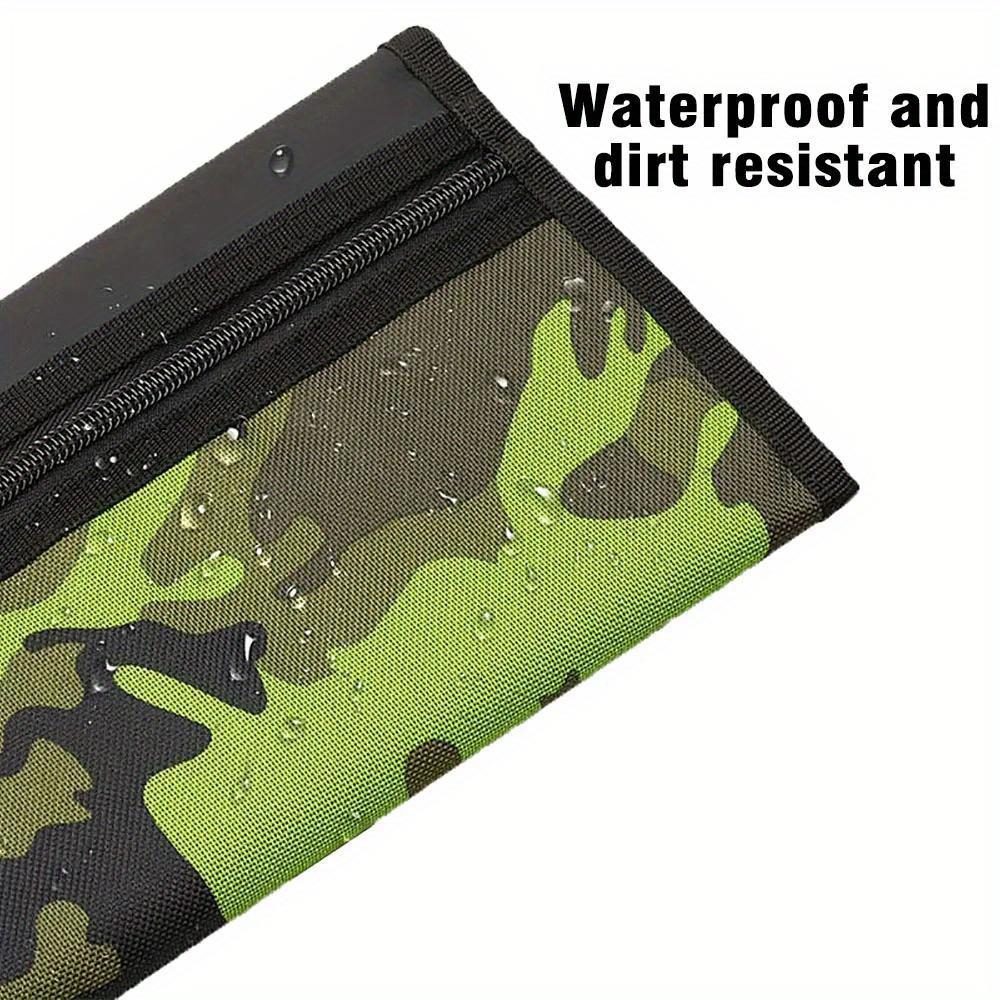 1PC Lure PVC Waterproof Fishing Bait Storage Bag with Handle, Lure Sorting Bag, Fishing Accessory Organizer Bag, Divider-style Waterproof Storage Bag