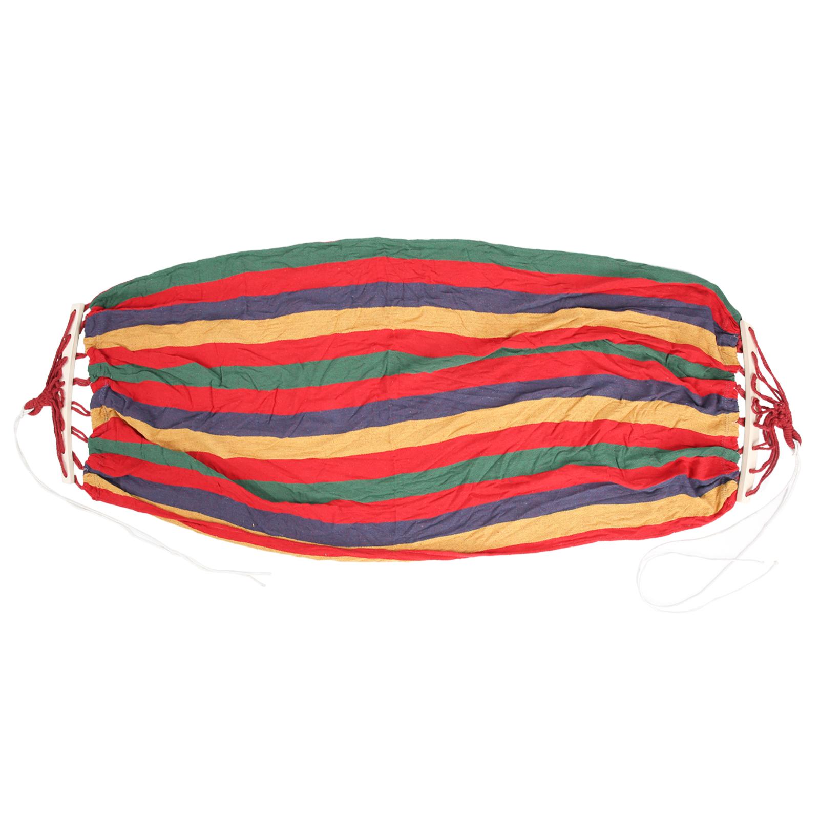 

Portable Camping Hammock Lightweight Outdoor Travel Hammock with Hardwood Spreader BarBlue with