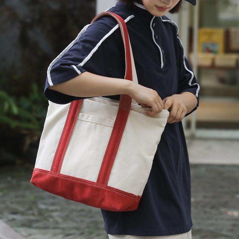 Canvas Tasche Damen Neuer Trend Mode Vielseitige Schultertasche Lässige Pendler Tragetasche