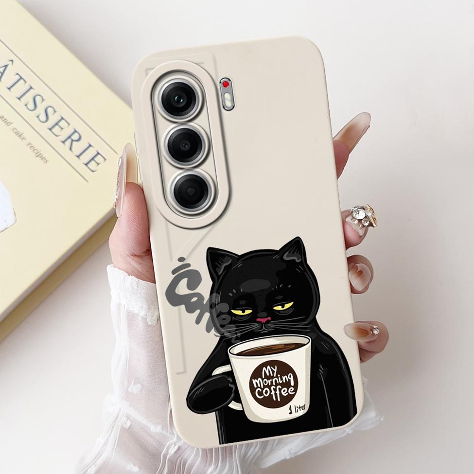 For Tecno Camon 40 Pro 5G Case CM7 Cute Cat Panda Fashion Flowers Love Back Cover For Camon 40 Pro 5G Tecno Phone Case Silicone