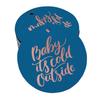 Inkdotpot Real Gold Foil Baby It's Cold Outside Baby Shower Tags Favor Hang Paper Tags 100