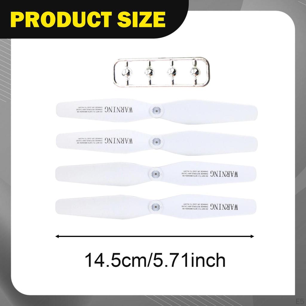 4 Pieces 14.5cm Drone Replacement Propellers with Cap Professional Portable Spare Parts Replace